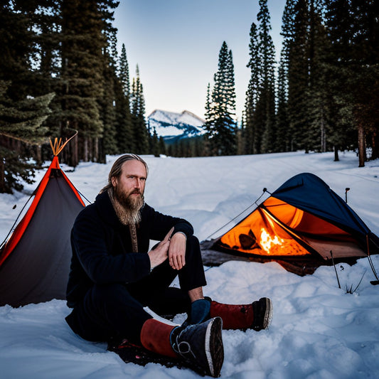 Adventure while winter camping in Colorado