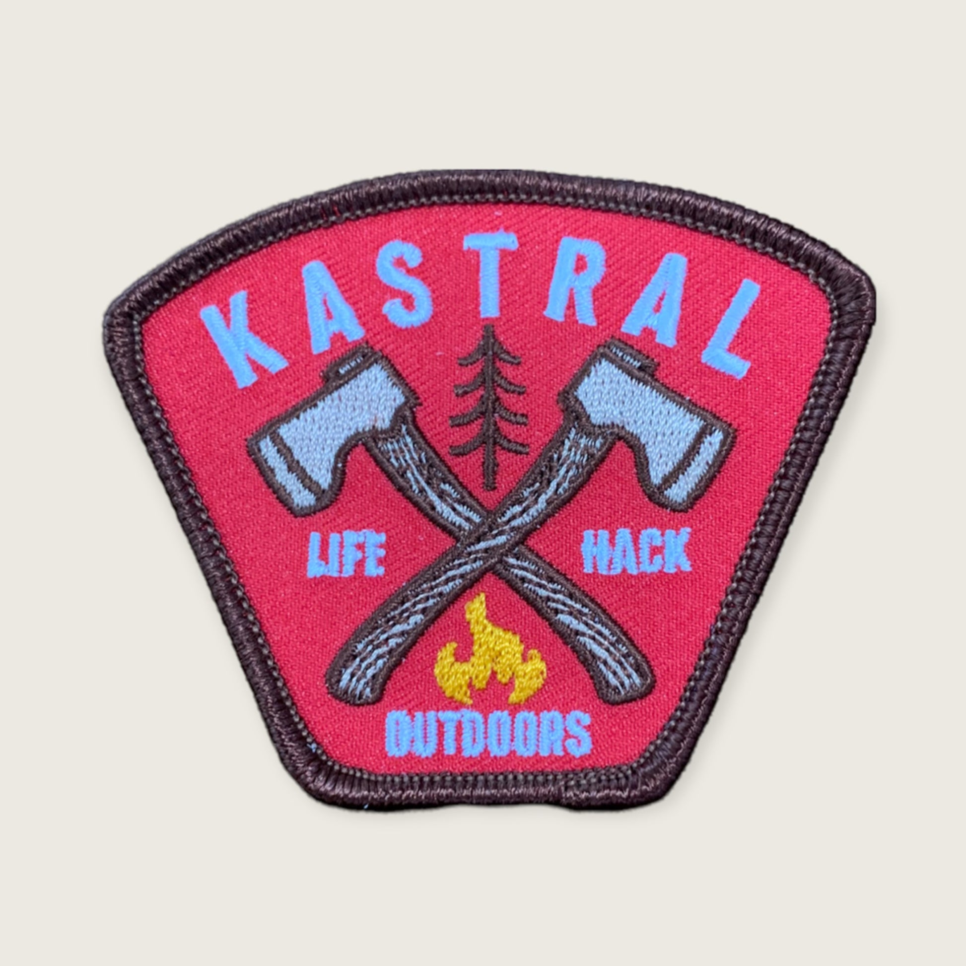 Outdoors Life Hack patch by Kastral Lifestyle brand