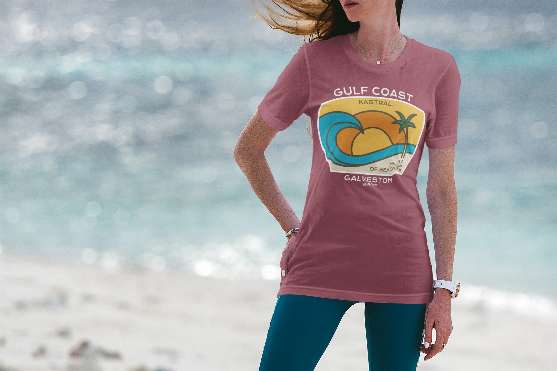 Gulf Coast Galveston Texas Tee | Kastral